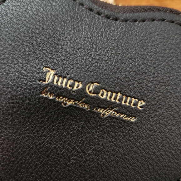 Juicy Couture Black Heart Coin Purse - Picture 2 of 4